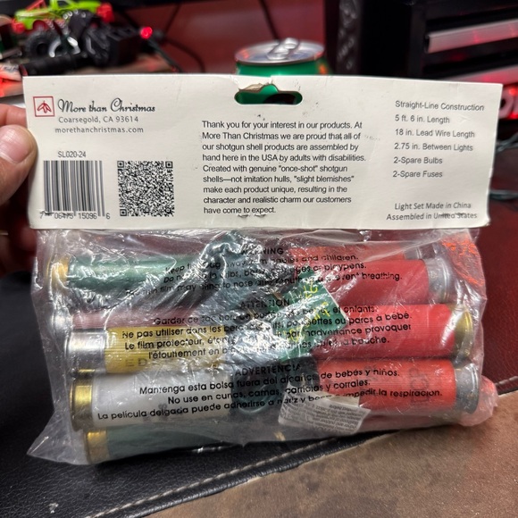 Vibrant Shotgun Shell Party Lights - Picture 2 of 4